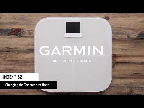 Išmaniosios svarstyklės Garmin Index S2, Juodos spalvos video