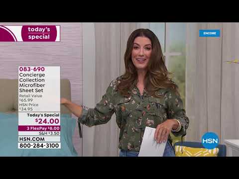 HSN | Bedding Essentials 08.20.2019 - 03 AM