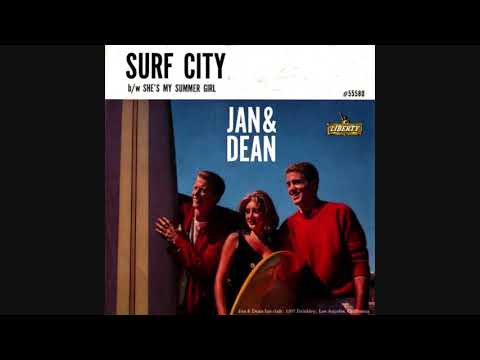 Jan & Dean - Surf City (1963 Mono | WABC Dan Ingram)