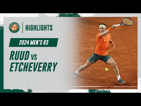 Ruud vs Etcheverry Round 3 Highlights | Roland-Garros 2024