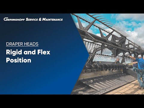 Draper Heads - Rigid and Flex Position