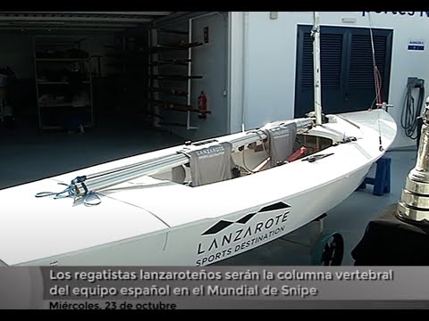 Los regatistas lanzaroteños serán la columna vertebral del equipo español en el Mundial de Snipe