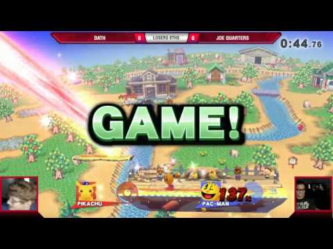 VS Weekly 6/22/17 - Losers 8ths - Dath (Pika/Robin) vs Joe Quarters (PacMan) - Smash 4