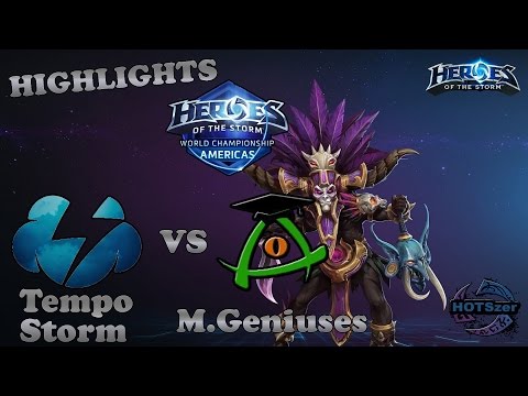 Heroes of the Storm | Tempo Storm vs M.Geniuses |Americas Championship| Match 1 | Highlights