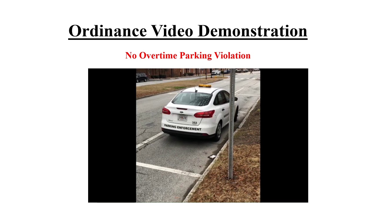 Overtime Parking with City Ordinances