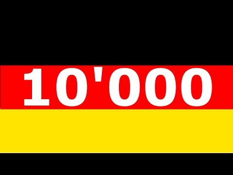 Numbers 1-10000 - German - English