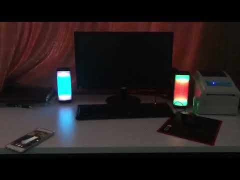 Amazing!!! TWS Portable Bluetooth Speaker - Shocking Hi-Fi Loud sound quality and lighting visuals!