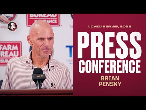 FSU Soccer | HC Brian Pensky Press Conference NCAA Quarterfinal