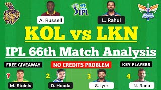 KKR vs LKN Dream11 Team | KOL vs LKN Dream11 Prediction | IPL 2022 Match | KKR vs LKN Dream11 Today