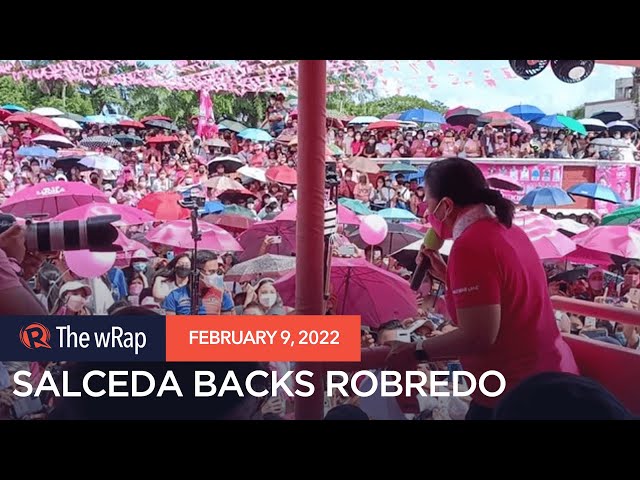 Salceda backs Robredo; Vice President thanks unity of Bicol politicians