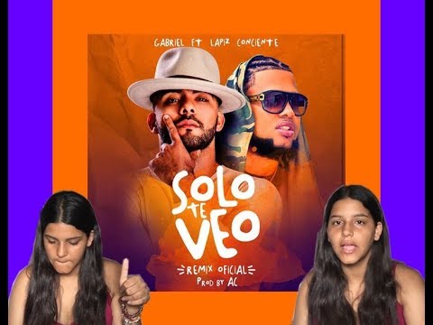 Reacciono al Remix Solo Te Veo Gabriel ft El Lapiz Conciente / Leslie Ortega