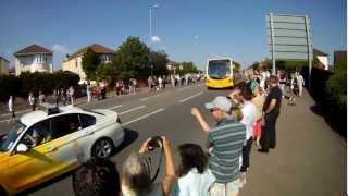 preview picture of video 'Olympic torch comes to Maesglas Newport - HD'