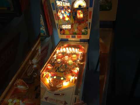 Gottlieb Sky-Line Pinball Machine Gameplay