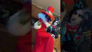 He don’t bite 😌 #angeldust #hazbinhotel #cosplay #hazbinhotelvox #hazbinhotelvalentino