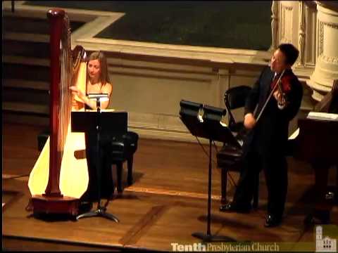 Elizabeth Hainen, Fantaisie for Harp & Violin by Camille Saint-Saëns