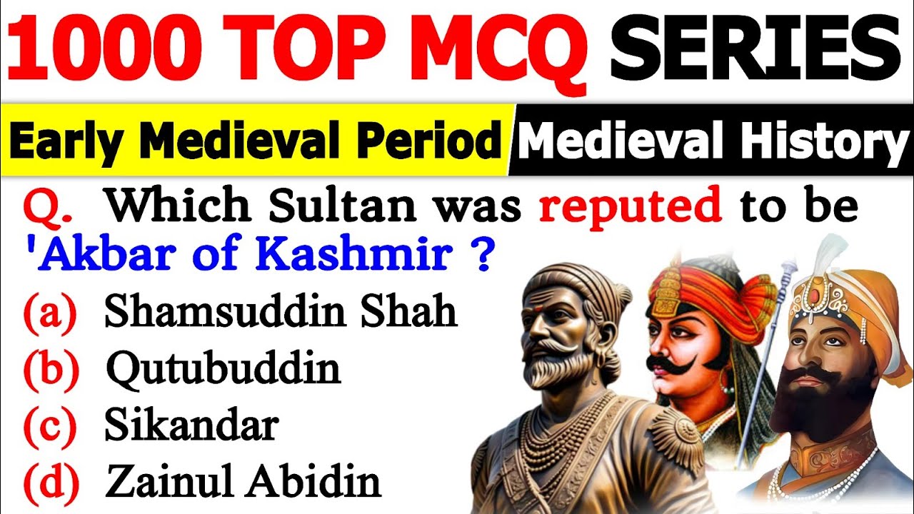 Medieval History MCQs | Early Medieval Period MCQs | Marathon Medieval History MCQs | History MCQs