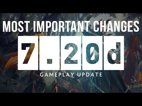 Dota 2 NEW 7.20d Patch GAMEPLAY UPDATE - MOST IMPORTANT CHANGES!