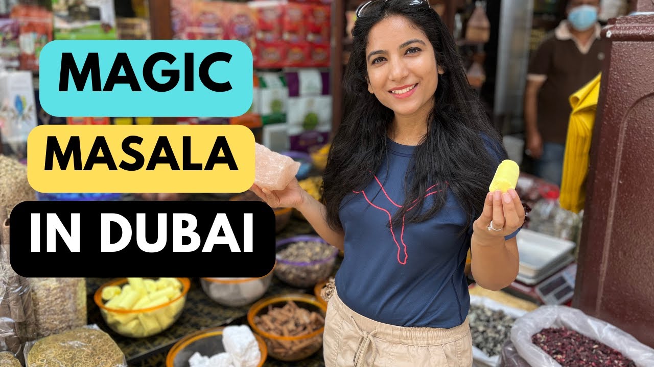 A traveler explores Dubai Spice Souk in this video.