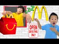 Eric Sleepwalking Chef Happy Meal Drive Thru Surprise with Kaden!