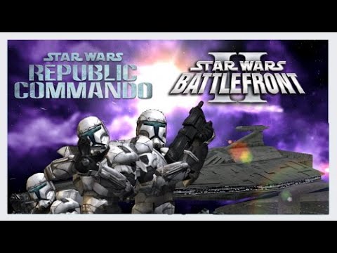 Star Wars Battlefront 2 republic commando crossover map!