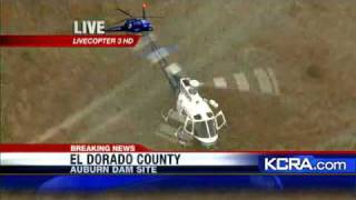 Chopper Crashes Near Old Auburn Dam Site