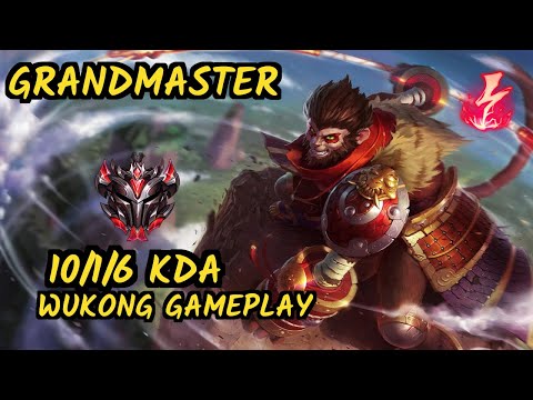 Harambe (WUKONG) vs CASSIOPEIA - 10/1/6 KDA MID GAMEPLAY - NA Ranked GRANDMASTER