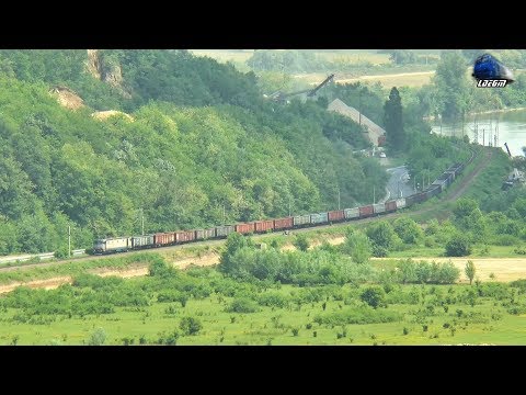 LE5100KW 40-0514-6 & Marfar UTZ Freight Train in Defileul Muresului/Mures Canyon - 09 May 2018