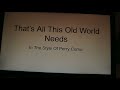 Perry Como - That's All This Ol' World Needs (Easy Karaoke With Lyrics)