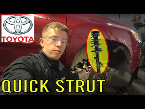 Quick and Easy Front Shock Replacement Toyota Highlander 2008-2013