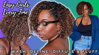 NO ADHESIVE 📢 Stop OVERTHINKING Your Wig Install! How to WD2F CURLY Bob HD Clean Hairline RPGHair