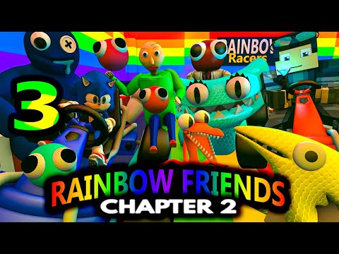 CraftTastic - RAINBOW FRIENDS Chapter 2 ANIMATED! Ft SONIC BALDI STEVE Roblox CHALLENGE Minecraft Animation PART 3