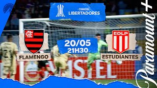 Flamengo x  Estudiantes | Conmebol Libertadores 2026 | Paramount+ Brasil