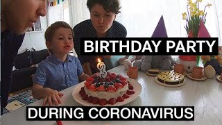 Birthday party during coronavirus