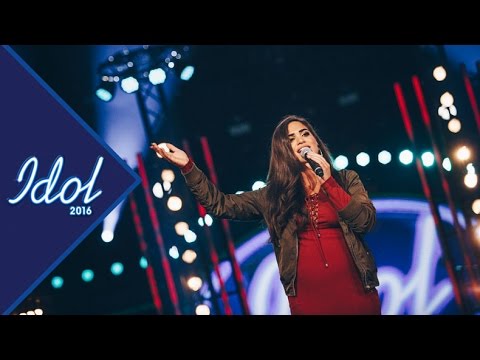 Nicole Touma framför Shower i Idol 2016 - Idol Sverige (TV4)