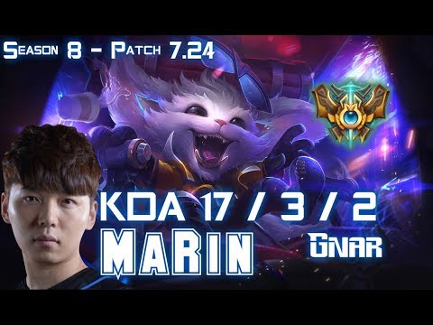MaRin GNAR vs FIORA Top - Patch 7.24 KR Ranked