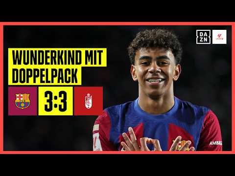 Wunderkind Yamal schnürt Doppelpack: FC Barcelona - FC Granada | LaLiga | DAZN Highlights