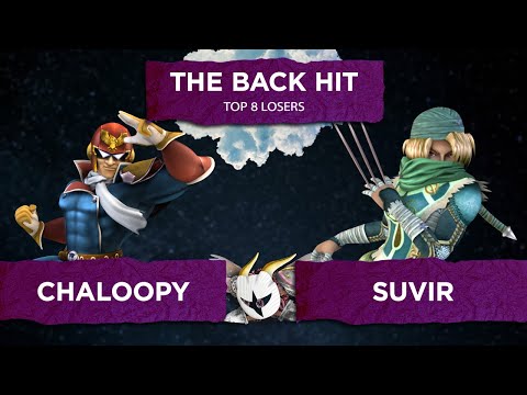 The Back Hit Top 8 - Chaloopy (Captain Falcon, Donkey Kong) vs Suvir (Sheik)