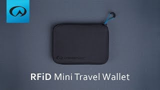 RFiD Mini Travel Wallet, navy