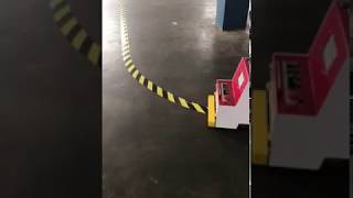 Xe tự hành AGV - vận hành chạy Demo tại nhà máy khách hàng