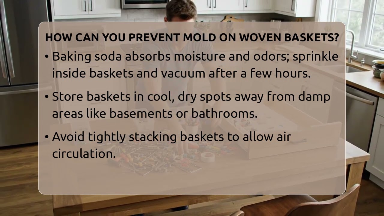 How Can You Prevent Mold On Woven Baskets? - Your Organization Mentor
