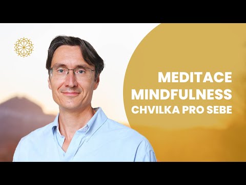 Krátká meditace mindfulness pro snížení stresu | Jan Burian | Všímavost, dech, klid, relaxace