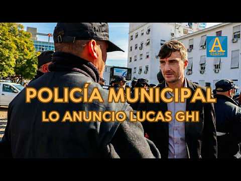 Lucas Ghi anunció la creación de la Policía Municipal de Morón