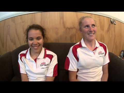 2016 National Cycling Champs Chat with Ainslie and Jess