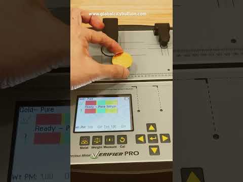 😊 Testing Canada Maple Leaf Gold 1 oz Coin with PMV Pro #gold #shorts