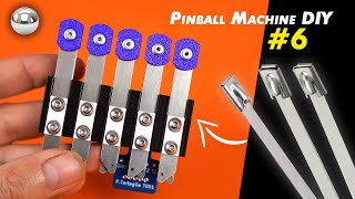 how to make a REAL Pinball machine DIY #5 Targhet and shooter ball