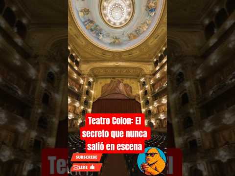 Teatro Colon: El secreto que nunca salió en escena#TeatroColon #BuenosAires #Historia #pti #misterio