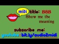 BSB - Show me the meaning - Instrumental [MIDI ...