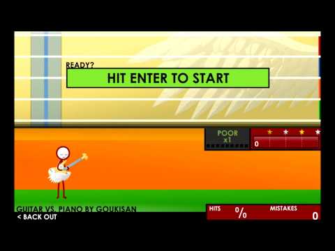 Super Crazy Guitar Maniac Deluxe 4 - Showing everything! - Guitar vs. Piano by Goukisan