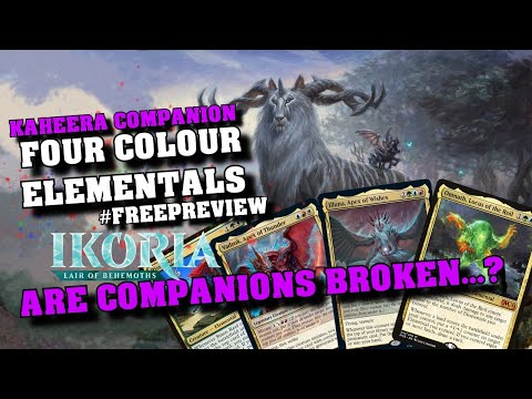 NEW IKORIA CARDS - 4C Elementals with Kaheera in the Command Zone... in Standard! MTG Arena Gameplay