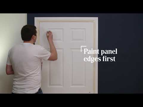 How to: Painting a door